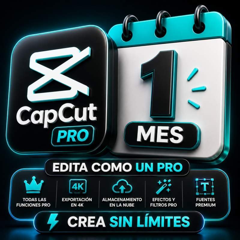 CAPCUT PRO 1 MES