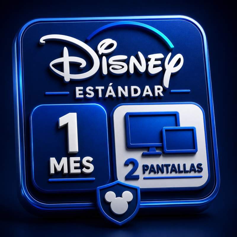 DISNEY STANDAR 1 MES 2 PANTALLAS