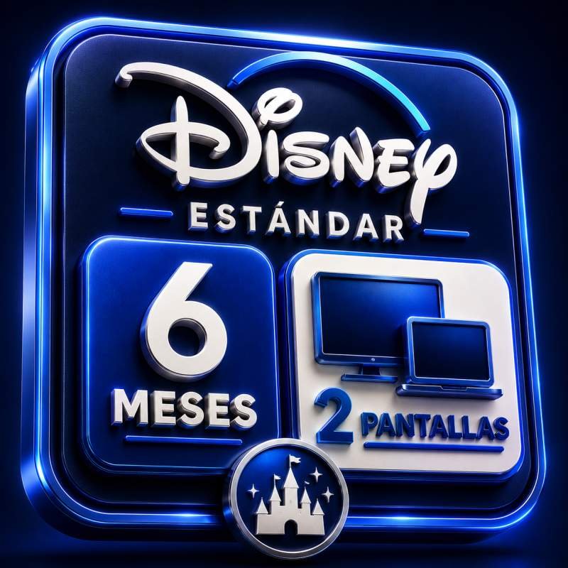 DISNEY STANDAR 6 MESES 2 PANTALLAS