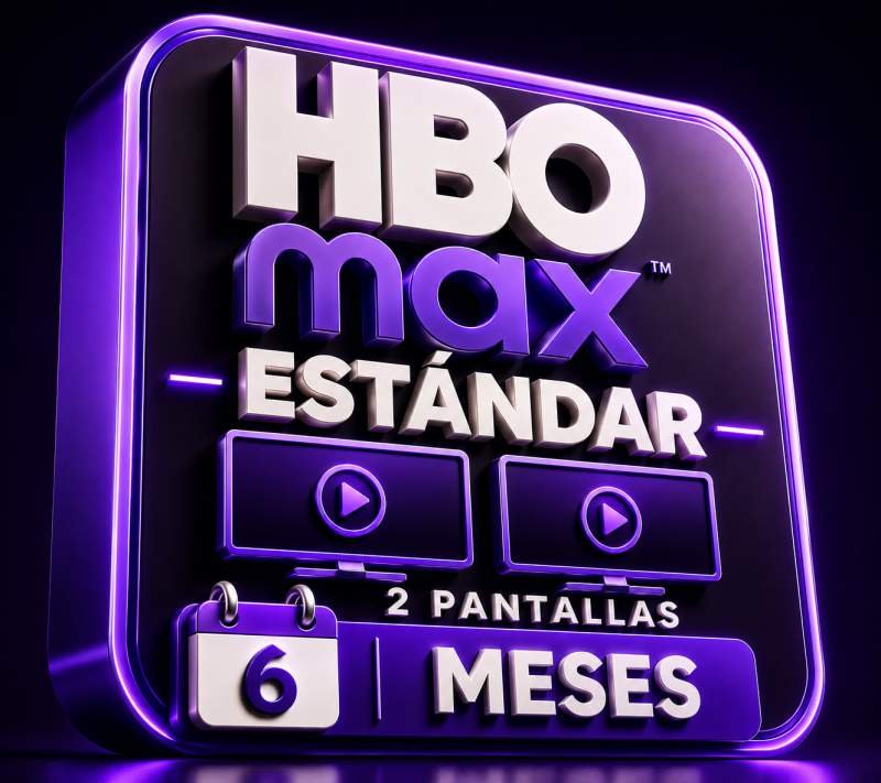 MAX STANDAR 2 PANTALLAS 6 MESES